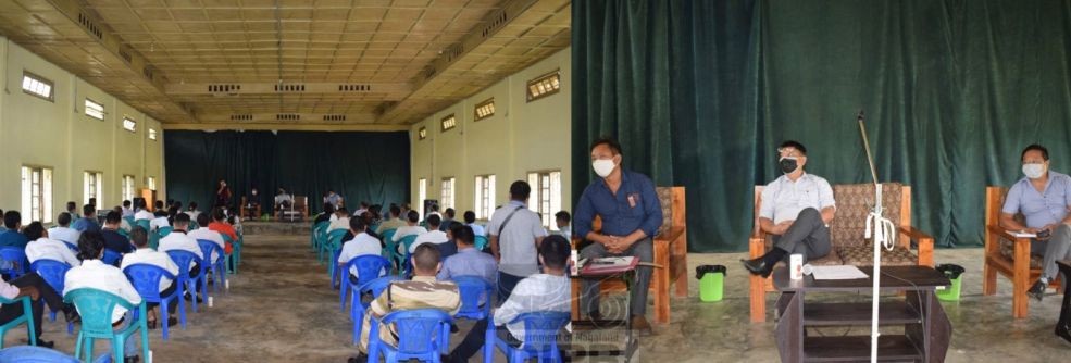 Peren District Planning & Development Board (DPDB) meeting held on August 6. (DIPR Photo)